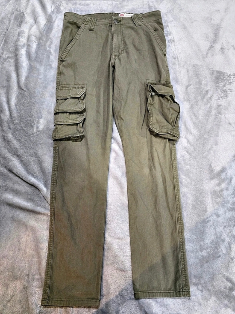 Wrangler Regular Taper Cargo Pants Green Waist 29 x 30 Like New